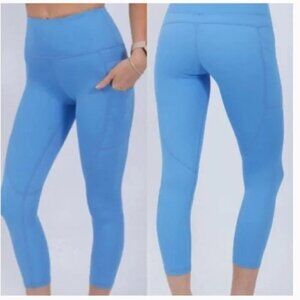 ZYIA Active Blue Steel Light N Tight Pocket Crop Legging 14-16